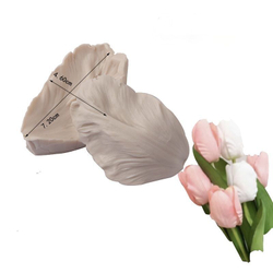 Молды силиконовые Набор для лепки Тюльпанов 3 шт. / вайнеры для лепестков 3 видов: пионовидный, резной и овальный