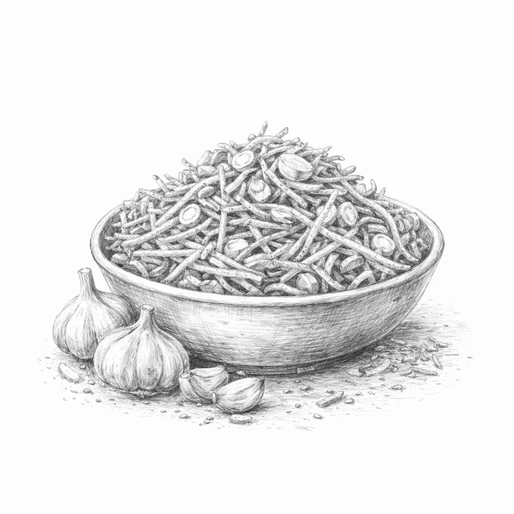 Салат из моркови с чесноком