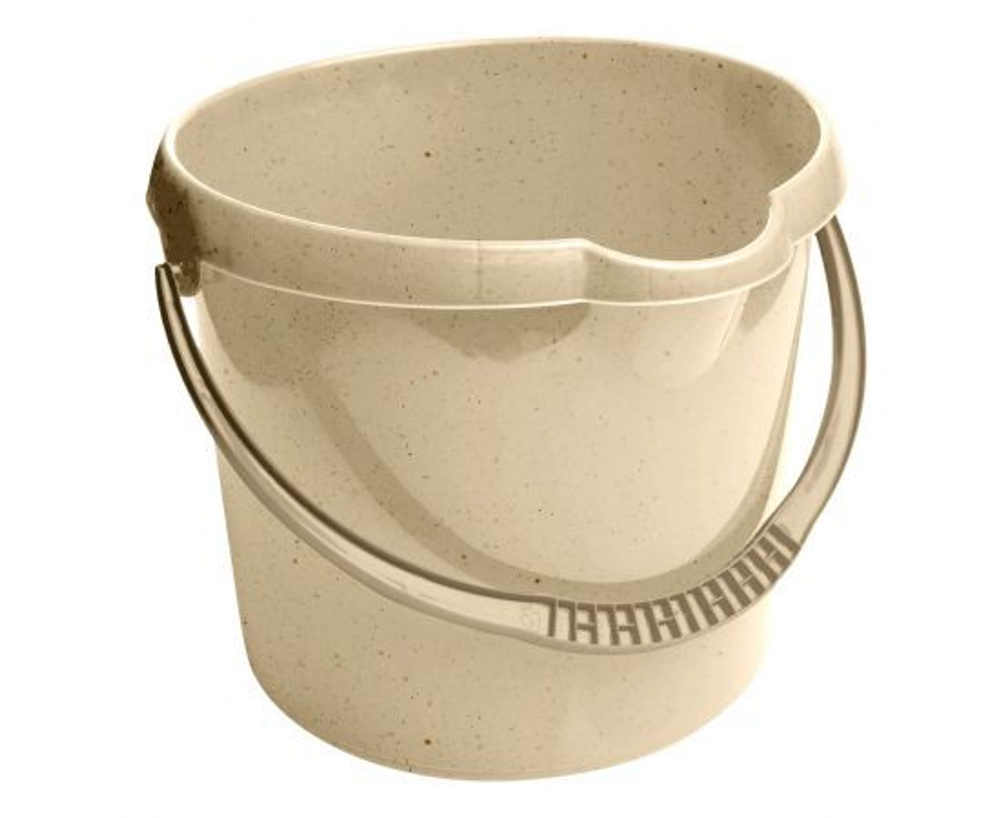 Ведро Idiland malta круглое 12л, с отжимом, бежевый 692212098БЕЖ 221209827/04