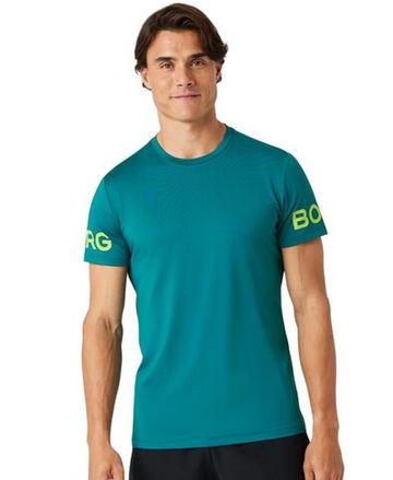 Мужская теннисная футболка Björn Borg - shaded spruce