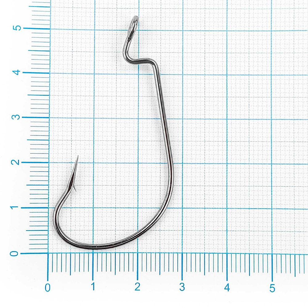 Крючок офсетный Fish Season Worm с большим ухом 3312 BN
