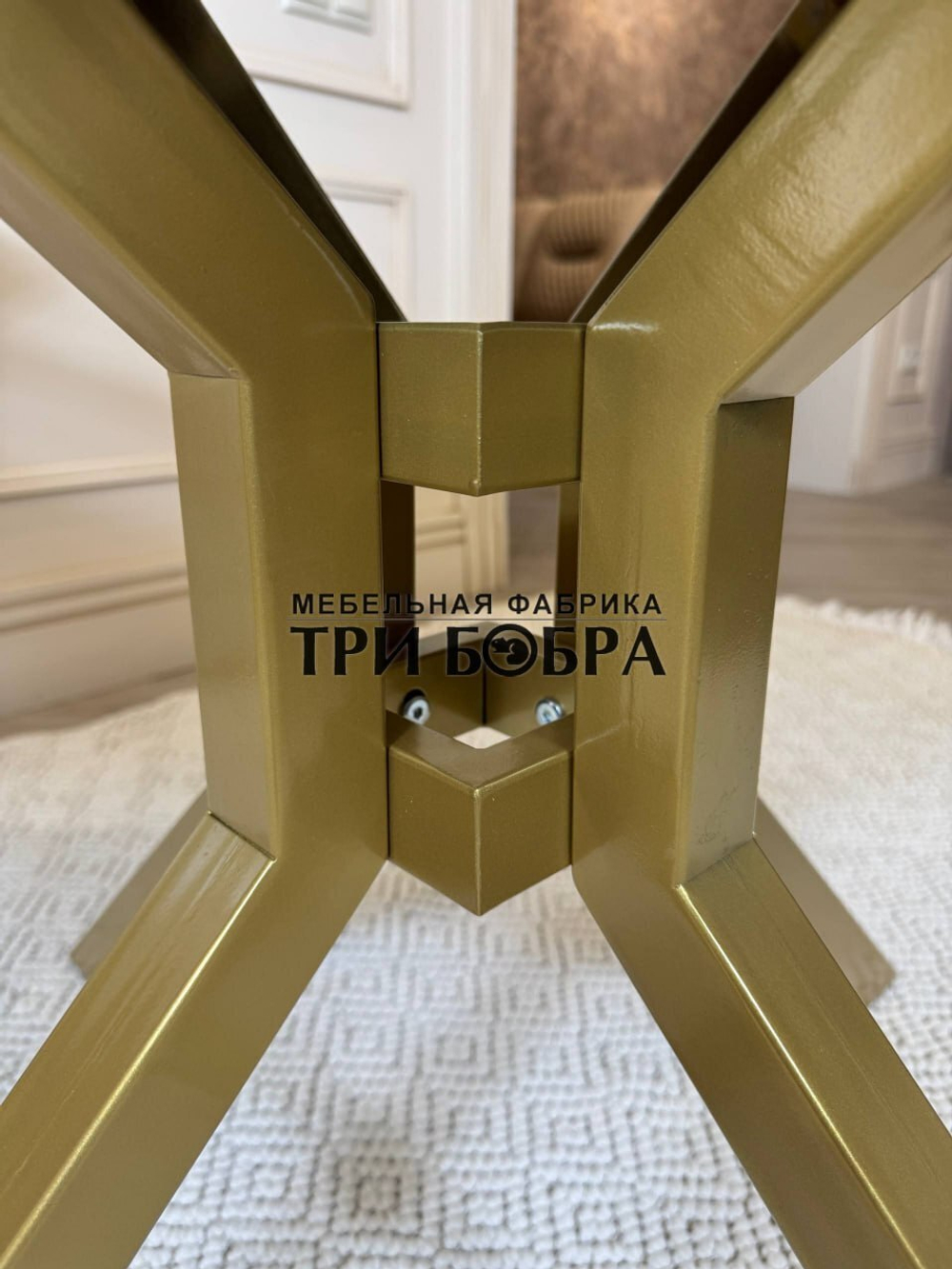 Кухонный раздвижной стол "Румба", белый глянец