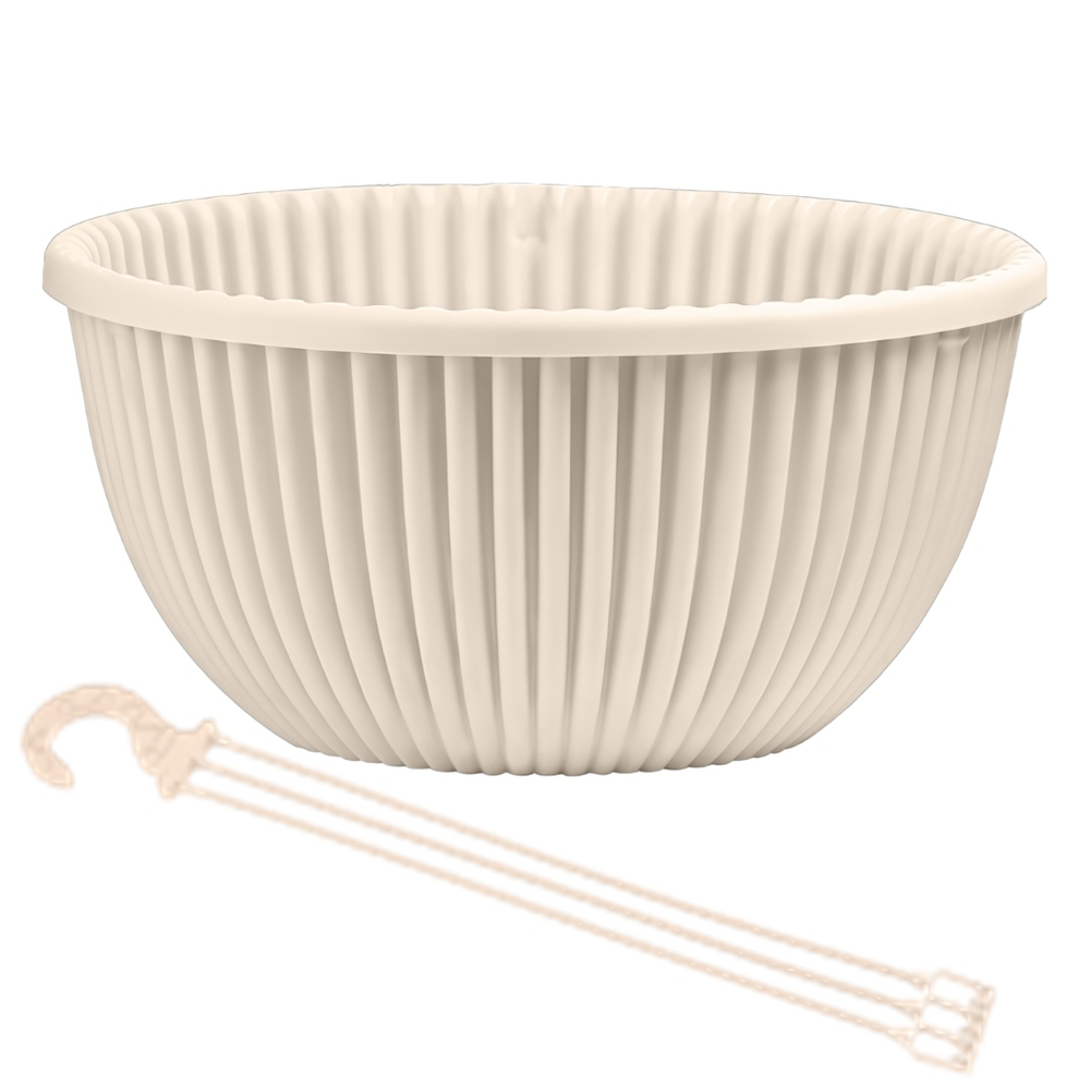 Кашпо Подвесное (6л.) "Верде" Цв. Кремовый