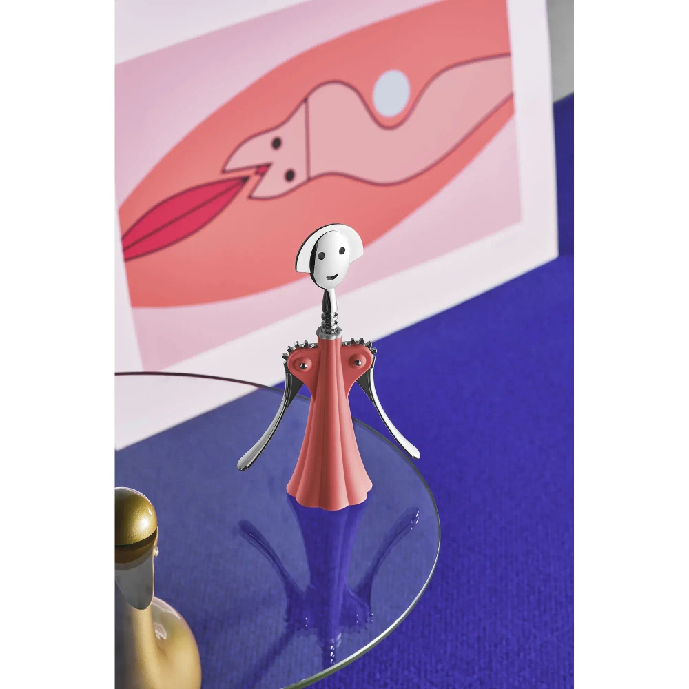 Alessi Анна Г. Штопор розовый