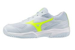 Женские теннисные кроссовки Mizuno Break Shot 5 CC - black/foliage green/glowing apple