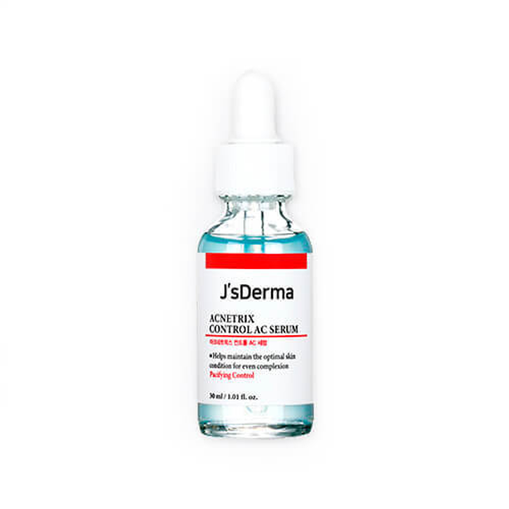 Сыворотка с ниацинамидом и цинком J’s Derma Anti Ac Serum Acnetrix Niacinamide 8% Zn-PCA 1%, 30 мл