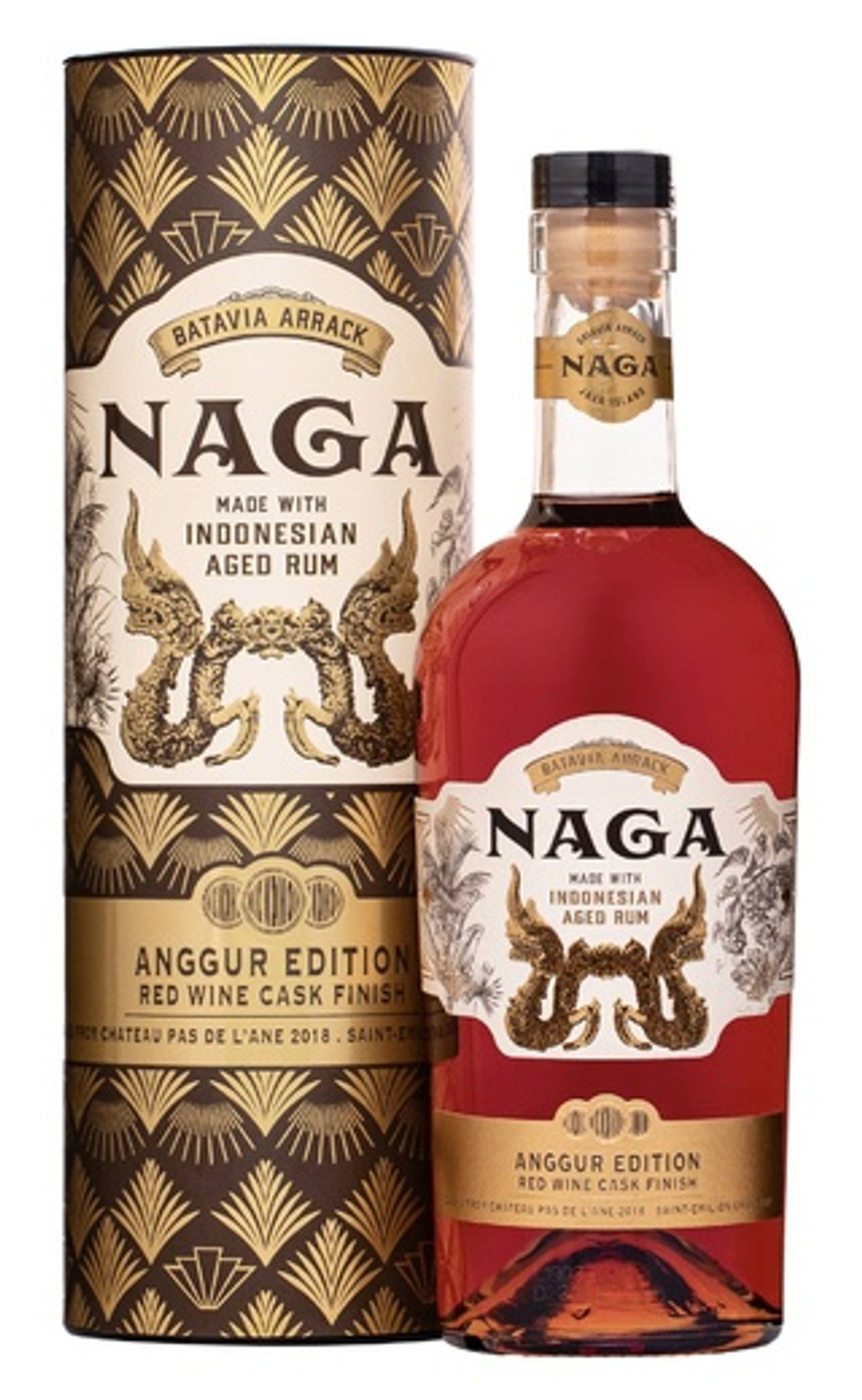 Ром Naga Batavia Arrack Anggur Edition Red Wine Cask Finish, 0.7 л