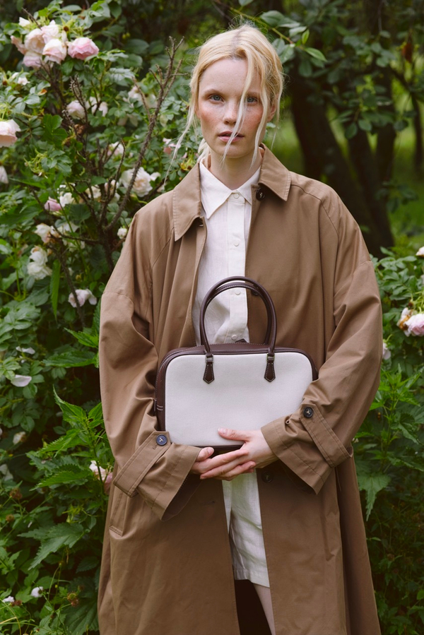 Сумка ROMA канва шоколадного цвета