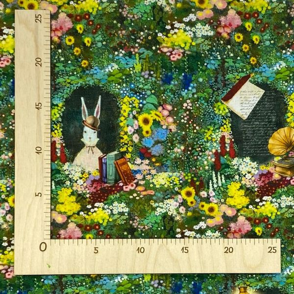 отрез 70 см, МИСС РЕББИТ 100% хлопок , Handmade Fabrics 2