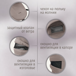 Модульная коляска BubaGO Gaudi 3в1 Classic