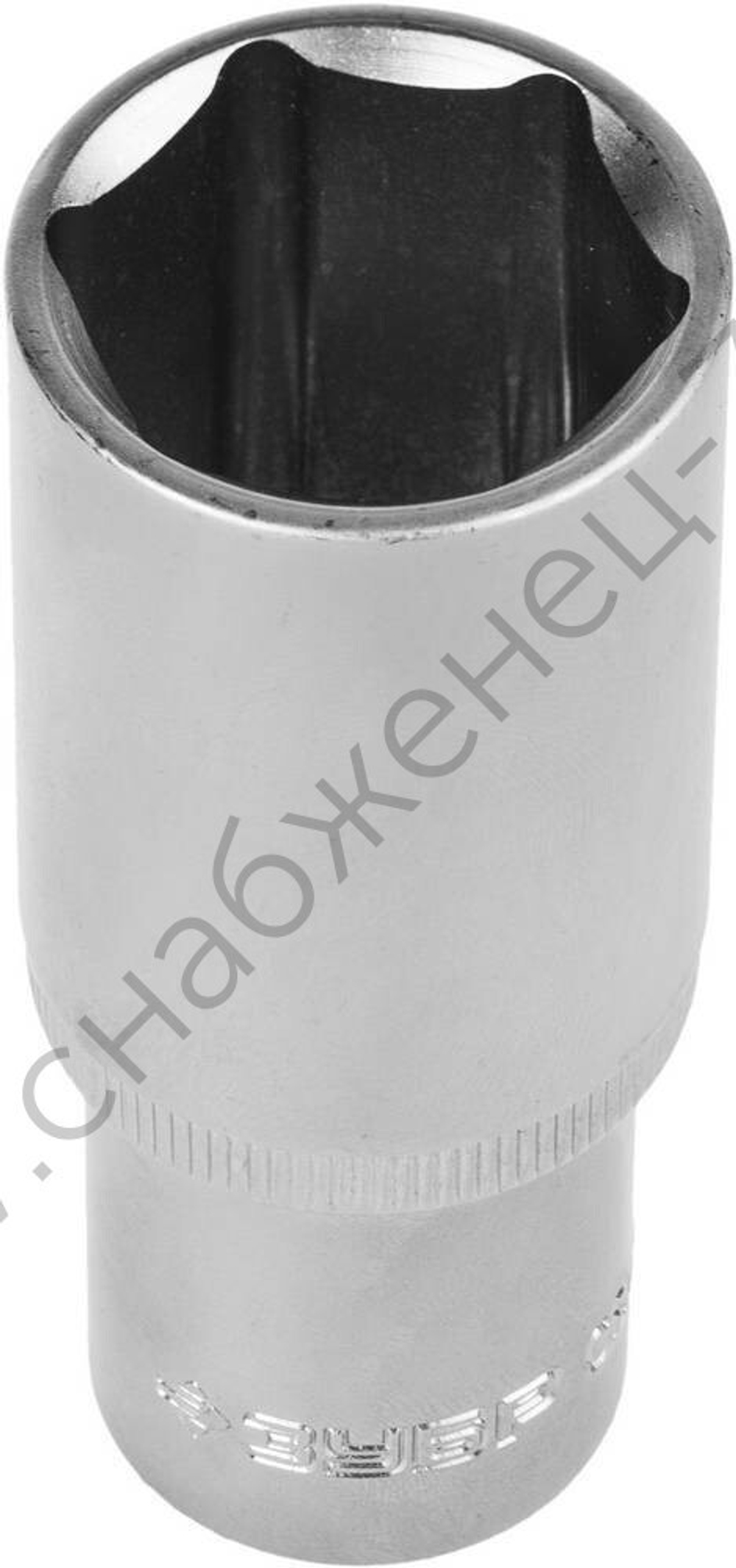 ЗУБР FLANK, 1/2″, 22 мм, удлиненная торцовая головка (27726-22)