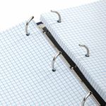 Тетрадь на кольцах БОЛЬШАЯ 210х305 мм А4, 100 л., обложка картон, клетка, BRAUBERG "Shade", 404102