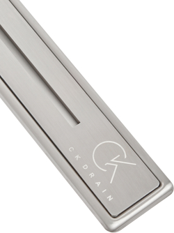 Душевой лоток CK DRAIN RİO-AQUA006-60 60 см, двойной, с мокрым затвором, щелевой, из нержавеющей стали, с решеткой