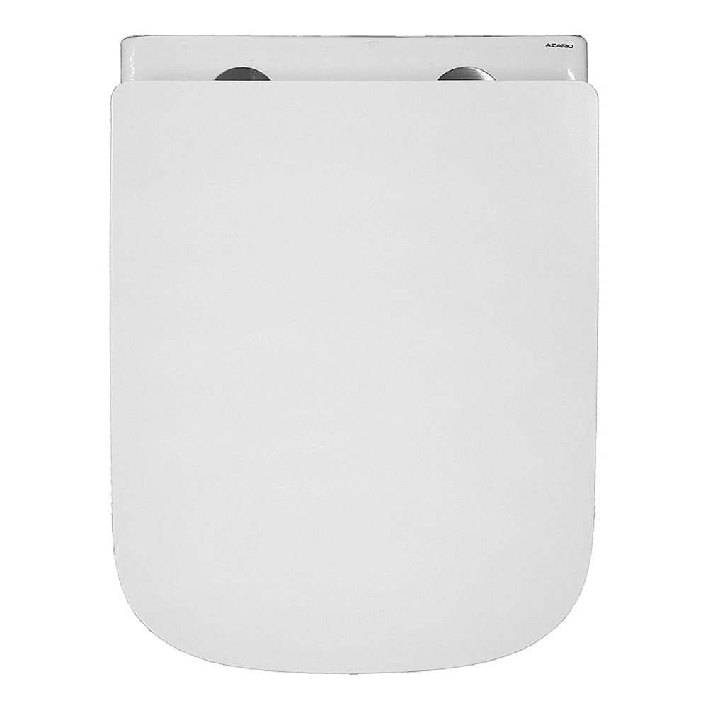 Унитаз подвесной Azario Armonia 340х480х360 безободковый, система смыва "Скрытое Торнадо", с быстросъемным сиденьем "Микролифт" (AZ-2403)