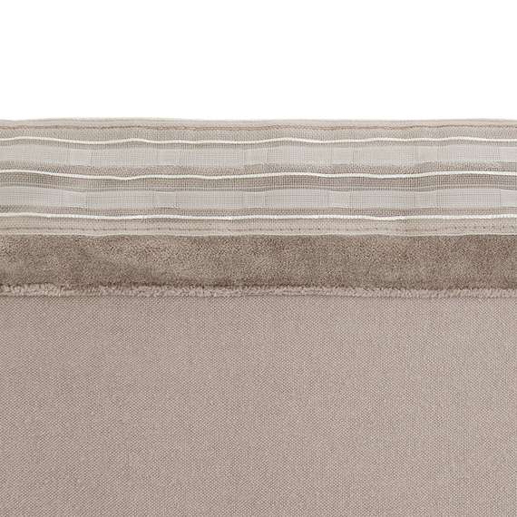 Штора из хлопкового бархата серого цвета из коллекции essential, 150х290 см