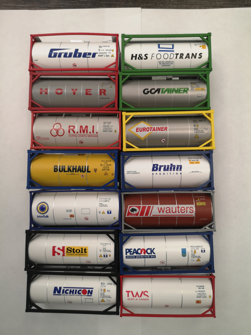 20 ft. танк-контейнер 1 шт., разные