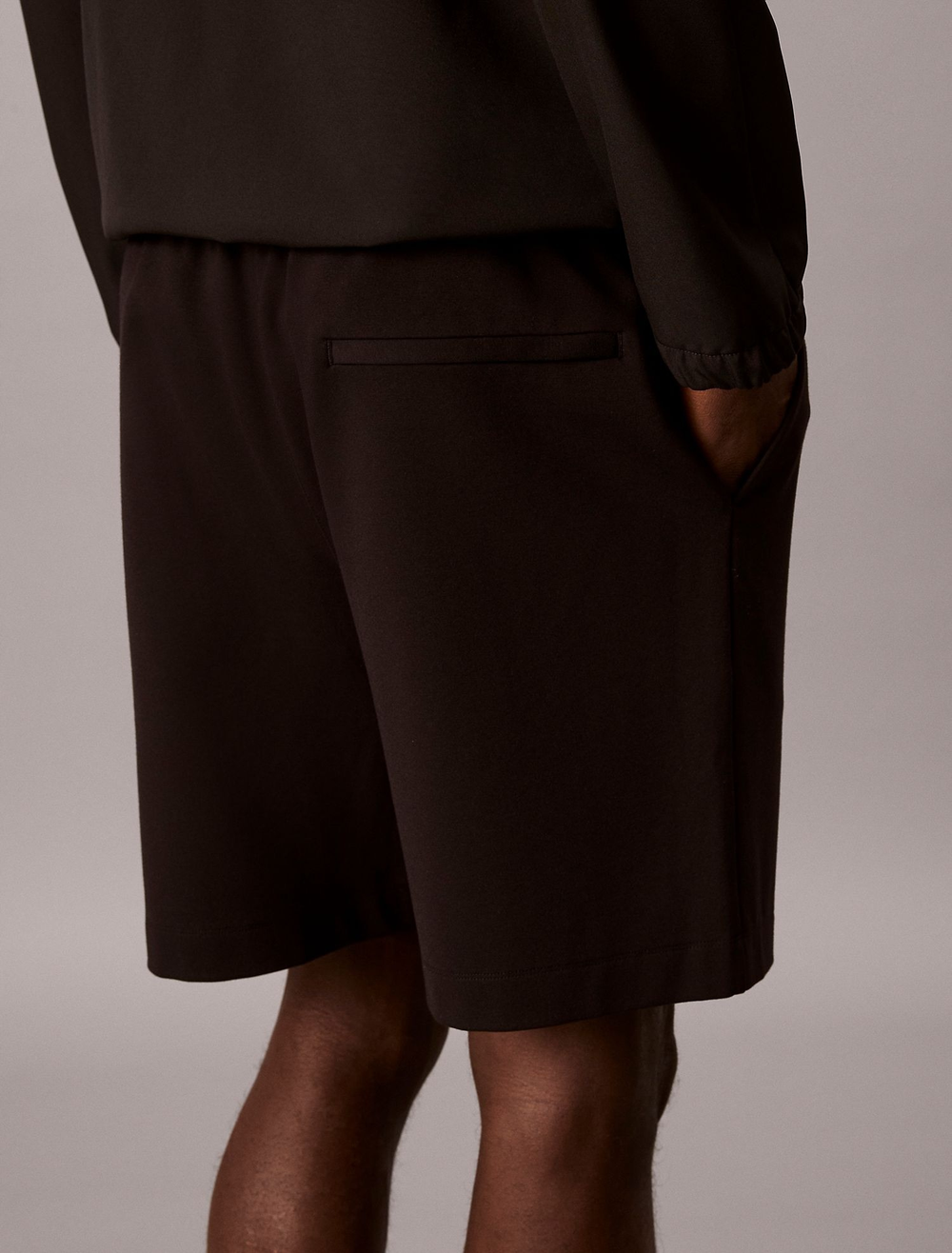 Шорты Calvin Klein Ponte Tech Black