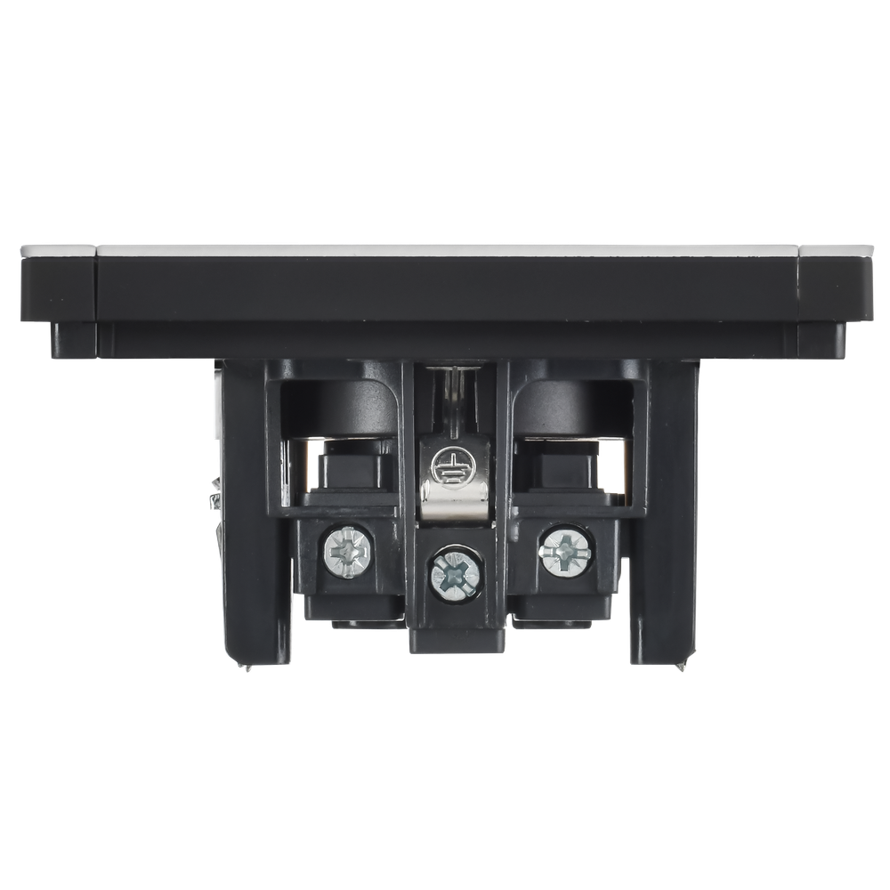 FORTE&PIANO Розетка 1-местная с заземлением без защитных шторок винтовое крепление 16А FP216M металл белый IEK