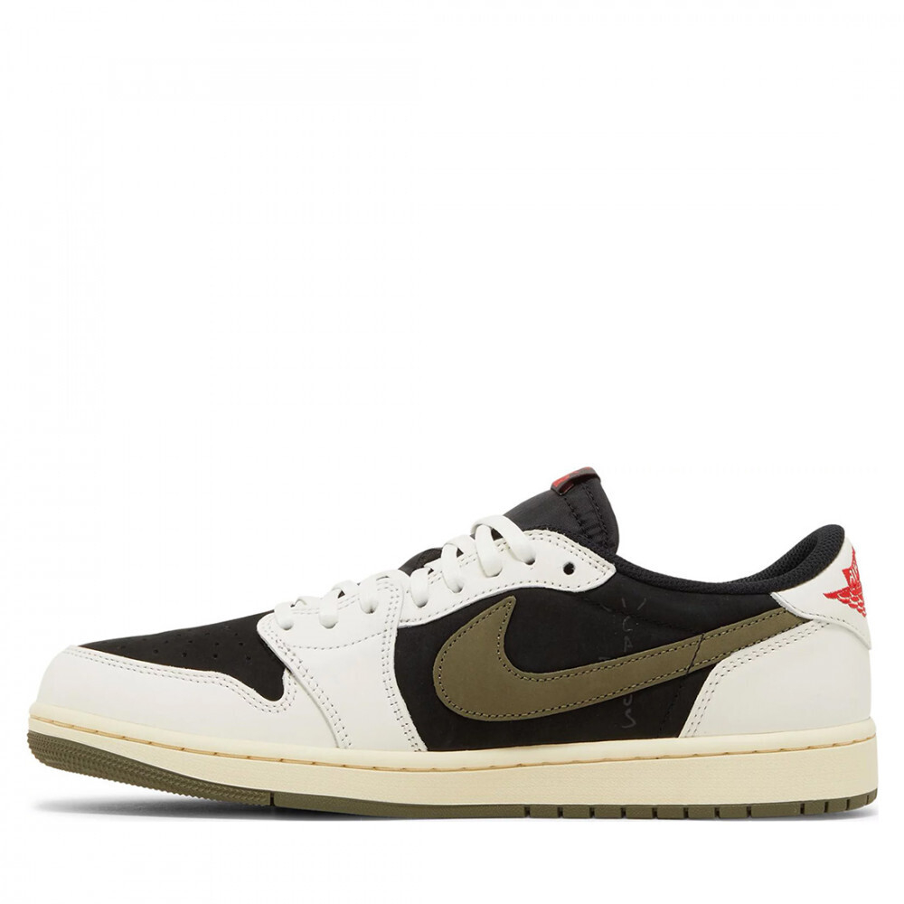 Кроссовки Nike Air Jordan 1 Retro Low "Travis Scott - Olive"