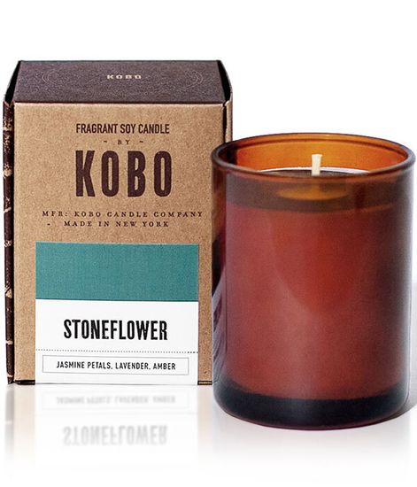 Stoneflower, свеча Woodblock, Kobo Candles