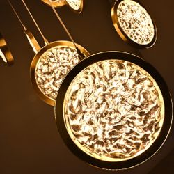 Дизайнерская Подвесная Люстра Луна Lighting Collection D50 By Imperiumloft