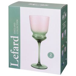 НАБОР БОКАЛОВ ДЛЯ ВИНА "TWIST & SHINE", 2 ШТ/380 МЛ