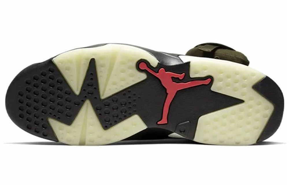 Кроссовки Travis Scott X Jordan Air Jordan 6 Medium Olive Ts