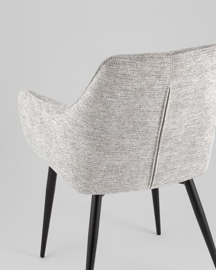 Стул обеденный Adam рогожка светло-серый