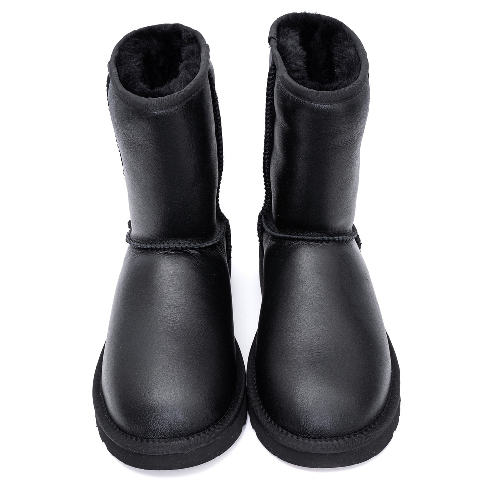 UGG Mens Classic Short Metallic Black