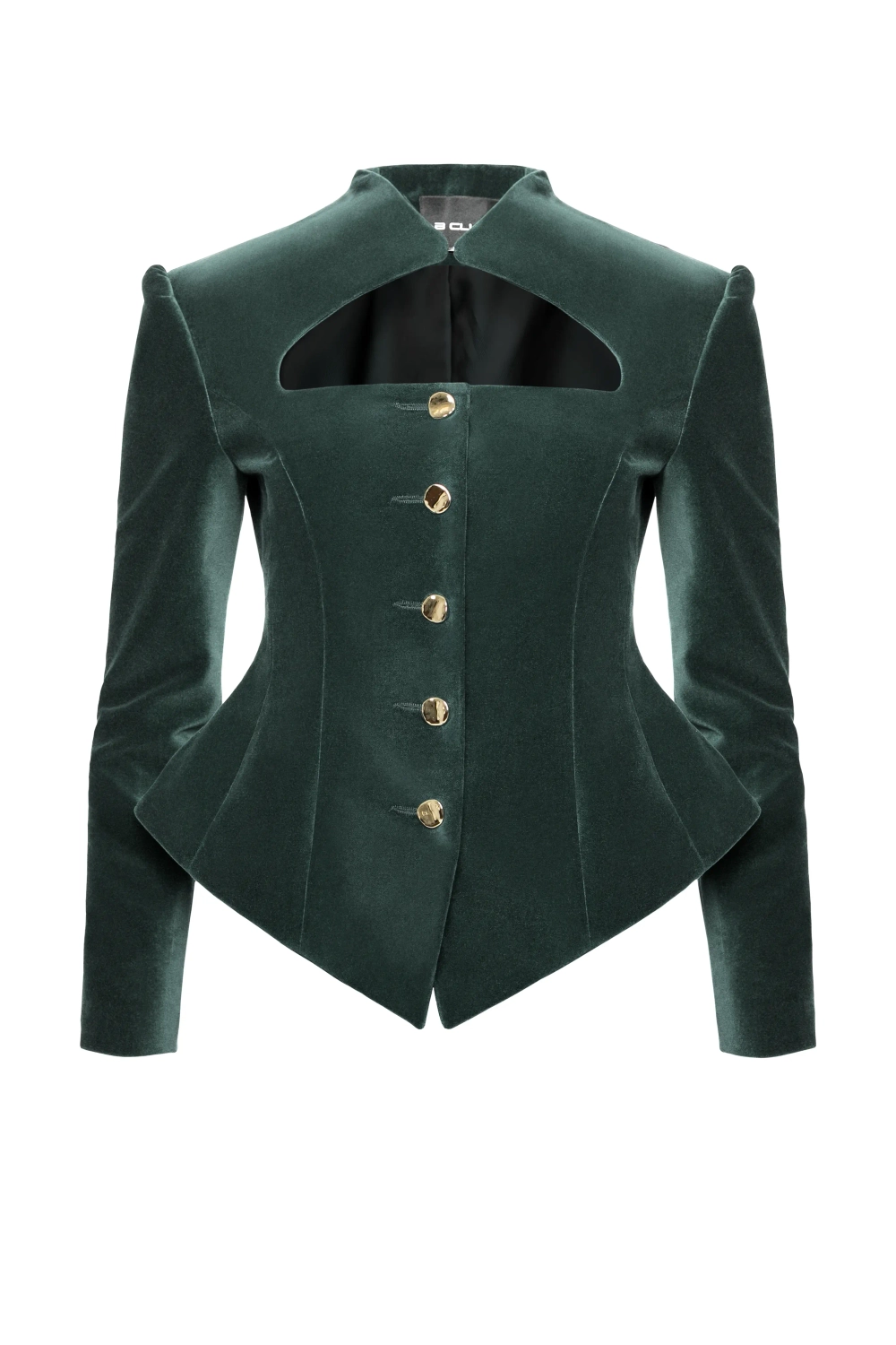 “Velvet moon” Жакет приталенный из шелковистого бархата