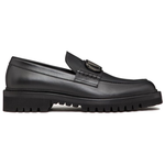 Valentino VLogo Plaque Slip On Loafers