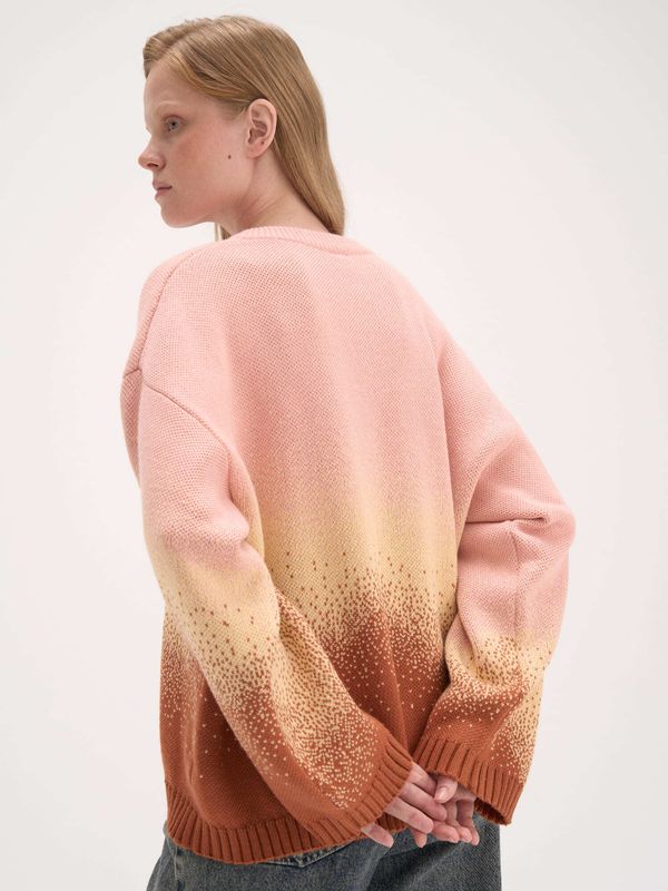 Джемпер оверсайз из смесовой шерсти 