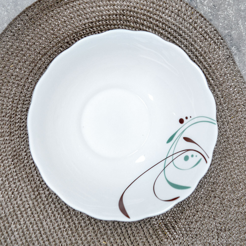 Салатник 630мл 18см Модена аквамарин (99198)