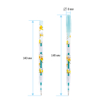 Набор гелевых ручек ArtSpace "Милые зверушки" 12цв., 1,0мм, с блестками, ПВХ чехол