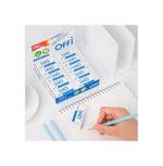 Ластик Deli Offi 60x24x12мм ПВХ белый EH03110