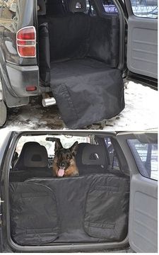 Автогамак "Премиум" для перевозки крупных собак до 100 кг в багажнике авто (3-х слойный с ПВХ-600)