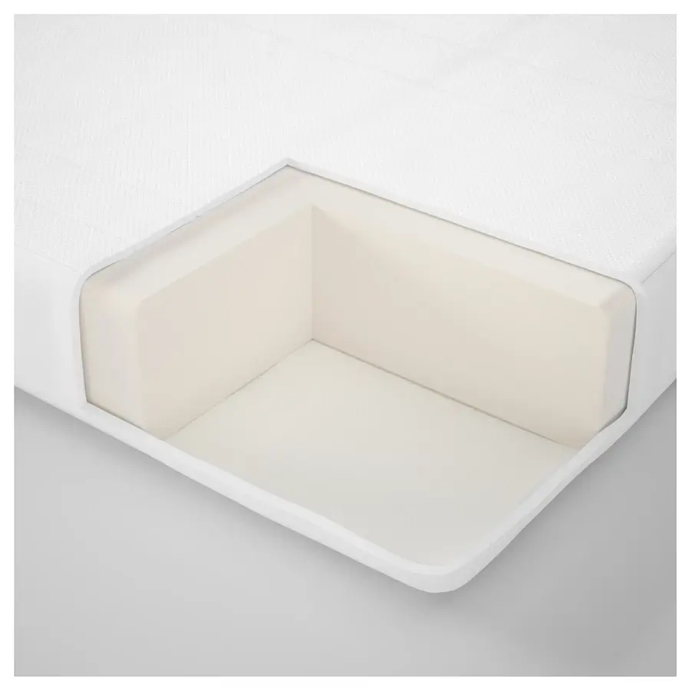 Матрас для раздвижной кровати - NATTSMYG IKEA/ НАТТСМИГ ИКЕА, 80х200 см, белый