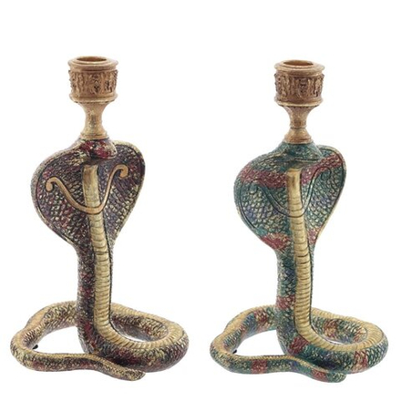 GAEM Подсвечник "Змея", L12,5 W13,5 H24 см, 2в.