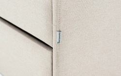 Детская мягкая кровать с ящиком Бельмарко Letmo карамель рогожка