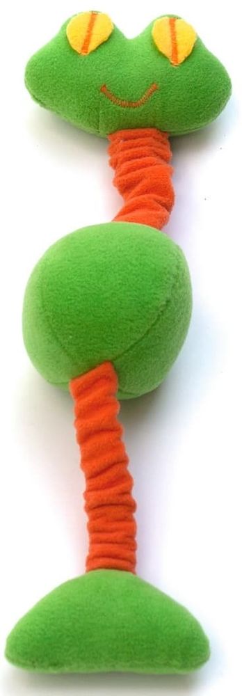 «Лягушка» на резинке с пищалками, игрушка для собак OSSO Toys