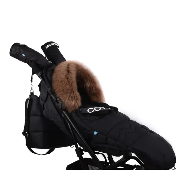 Зимний конверт CottonMoose North Footmuff Black