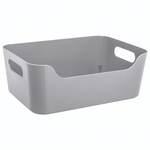 Корзинка универсальная "scandi", 340х240х140 мм, 10л (светло-серый)
