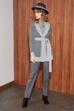 3672 Брюки женские (серый меланж)