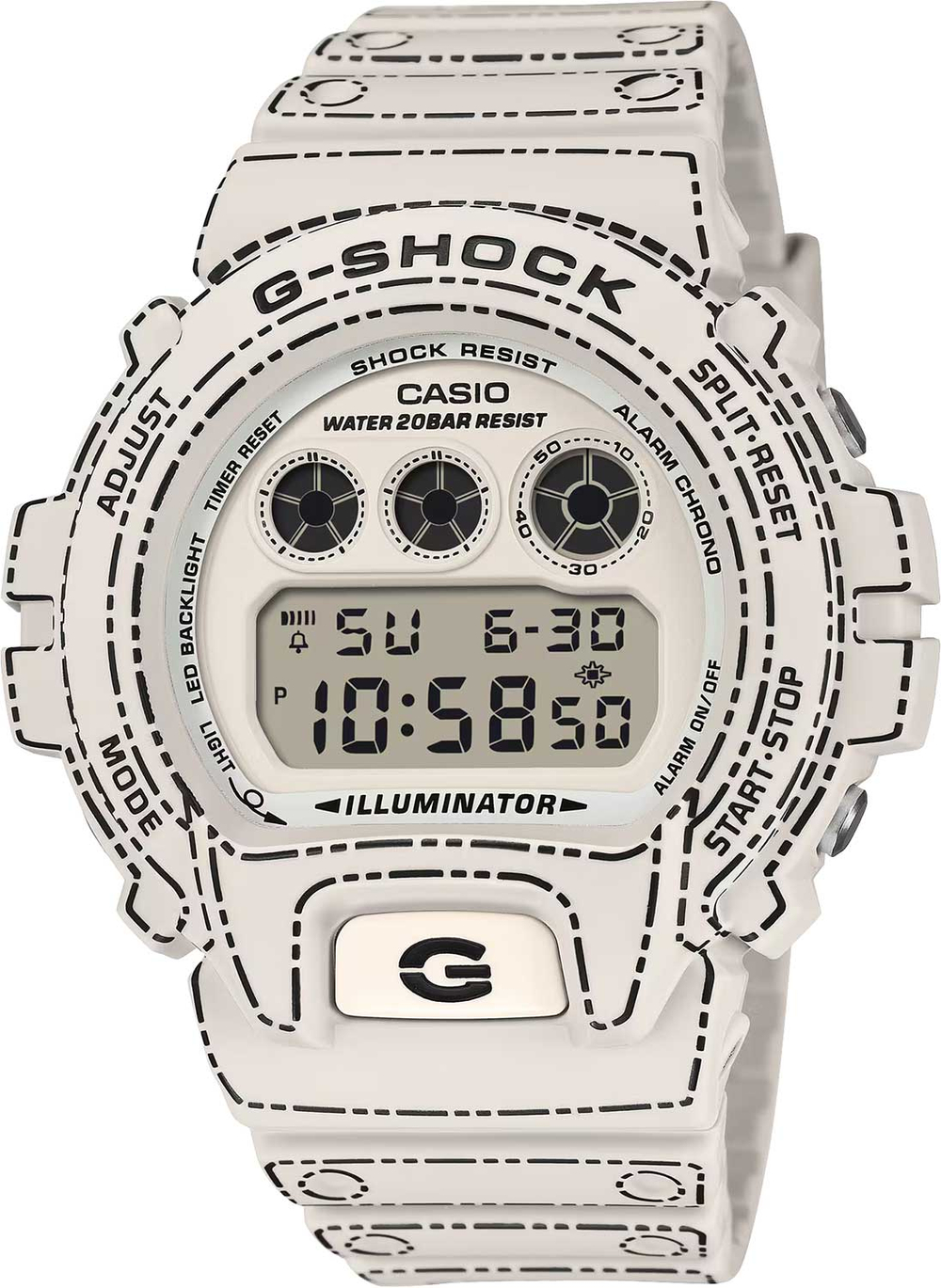 Часы Casio DW-6900RGM-5