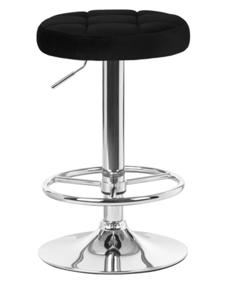 Табурет барный DOBRIN BRUNO, черный велюр (MJ9-101)