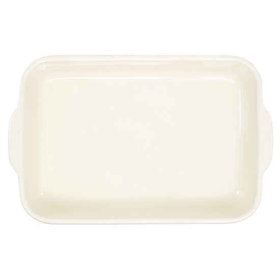 Блюдо для запекания birds of paradise, 36х23 см, кремовое