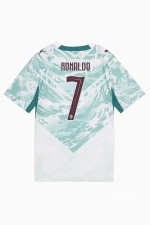 Футболка Puma Portugal 2026 Away Ronaldo 7 Junior - бирюзовый