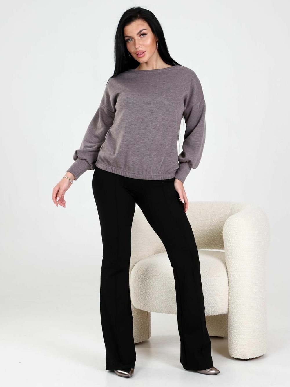 Нота - джемпер баклажан Iv-capriz (Акция)