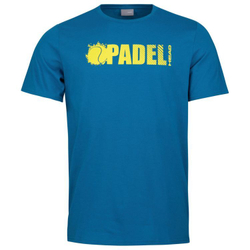 Мужская теннисная футболка Head Padel Font T-Shirt M - blue