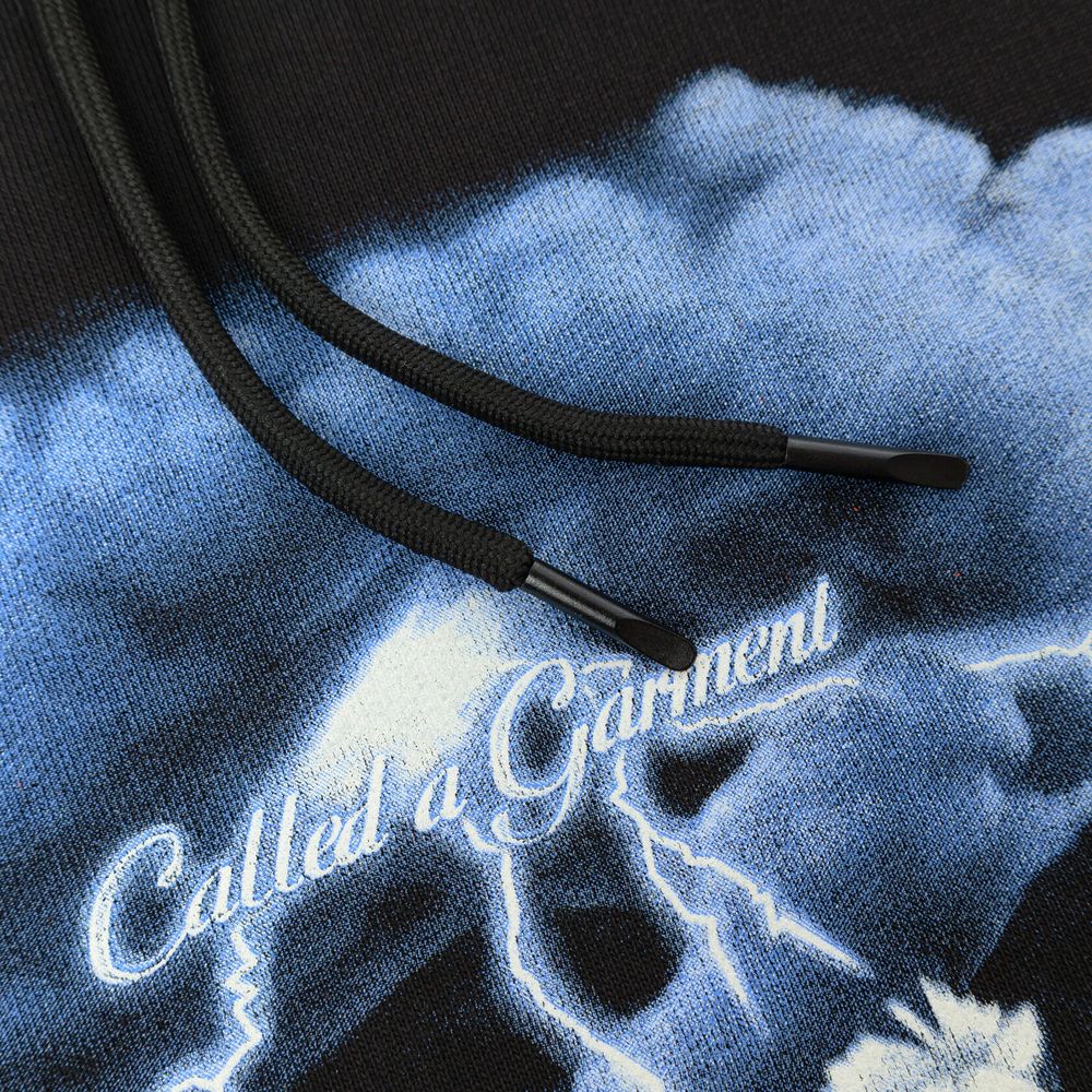 Худи Called a Garment Horses Heavy Cotton черный